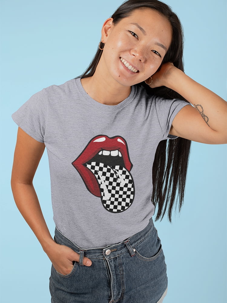 shirt with mouth and tongue