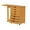 Medium Wood, variant on Pemberley Row Solid Pine White Utility Cart Rectangular Removable Drawers 41.6" x 21.38" x 29.17" Assembly Required
