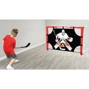 Warrior 27 Premium Mini ABS Hockey Player Stick - Red and Black - Designed for Mini or Knee Hockey
