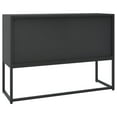 thumbnail image 5 of vidaXL Buffet Noir 105x35x75 cm Acier, 5 of 5