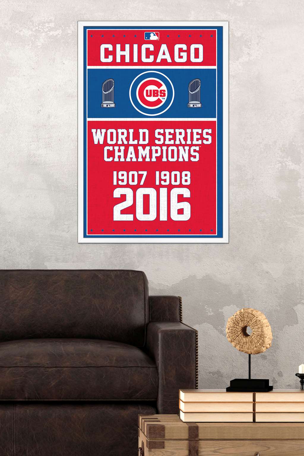 MLB Chicago Cubs - Champions 16 Wall Poster, 22.375" x 34", Framed