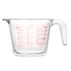 thumbnail image 1 of Taza medidora para el hogar, taza medidora de vidrio resistente al calor, taza medidora de leche para hornear en la cocina, 1 of 5