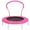 pink, variant on 【SAYGOGO】 36" Mini Trampoline with Handle, 6-Leg Stable Design, 220LBS Weight Capacity, Fast Assembly, Durable Bounce, Indoor Outdoor Use for Kids