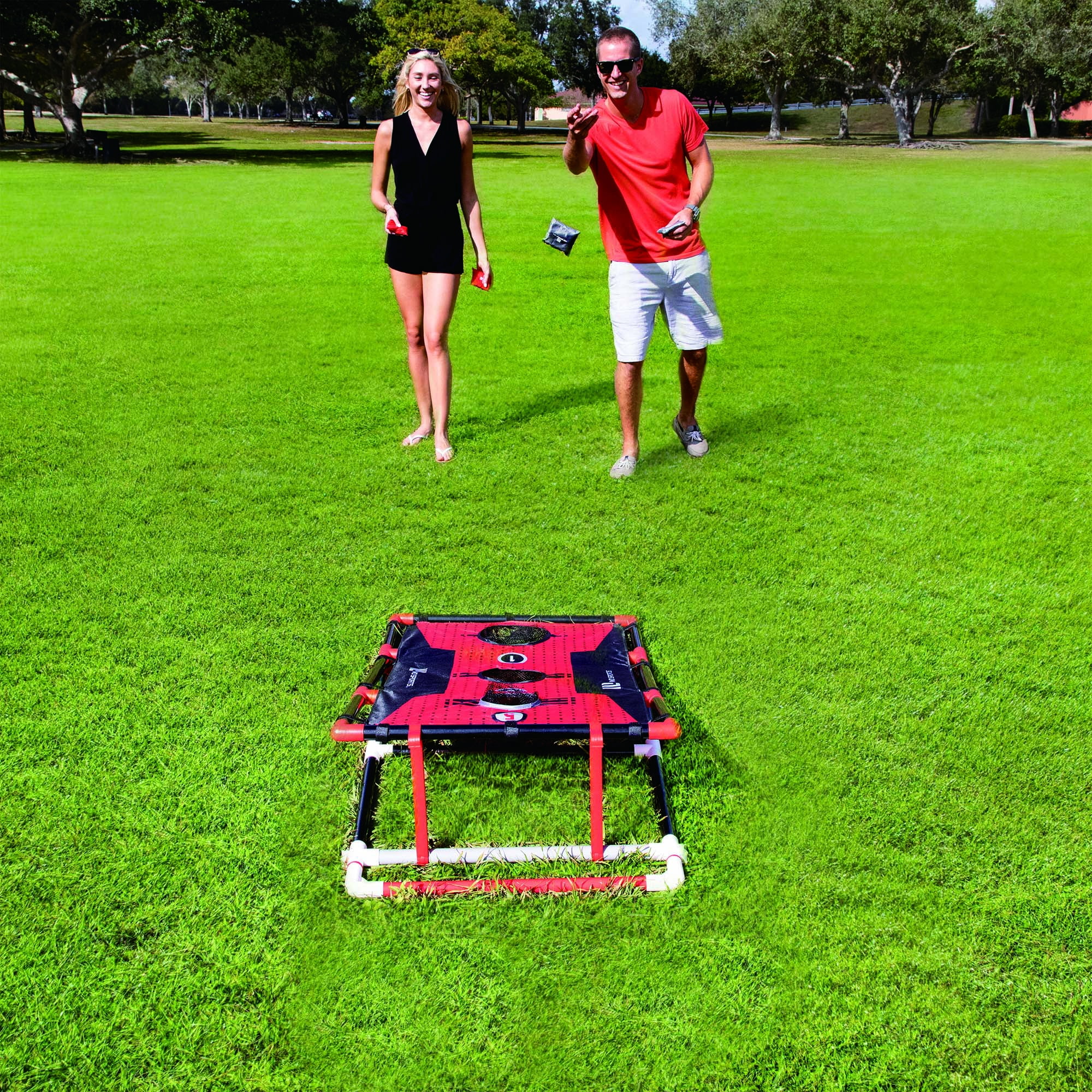 Uber Games Ultimate Tailgate Game 2-in-1 Ladder Toss and Cornhole Single Set 