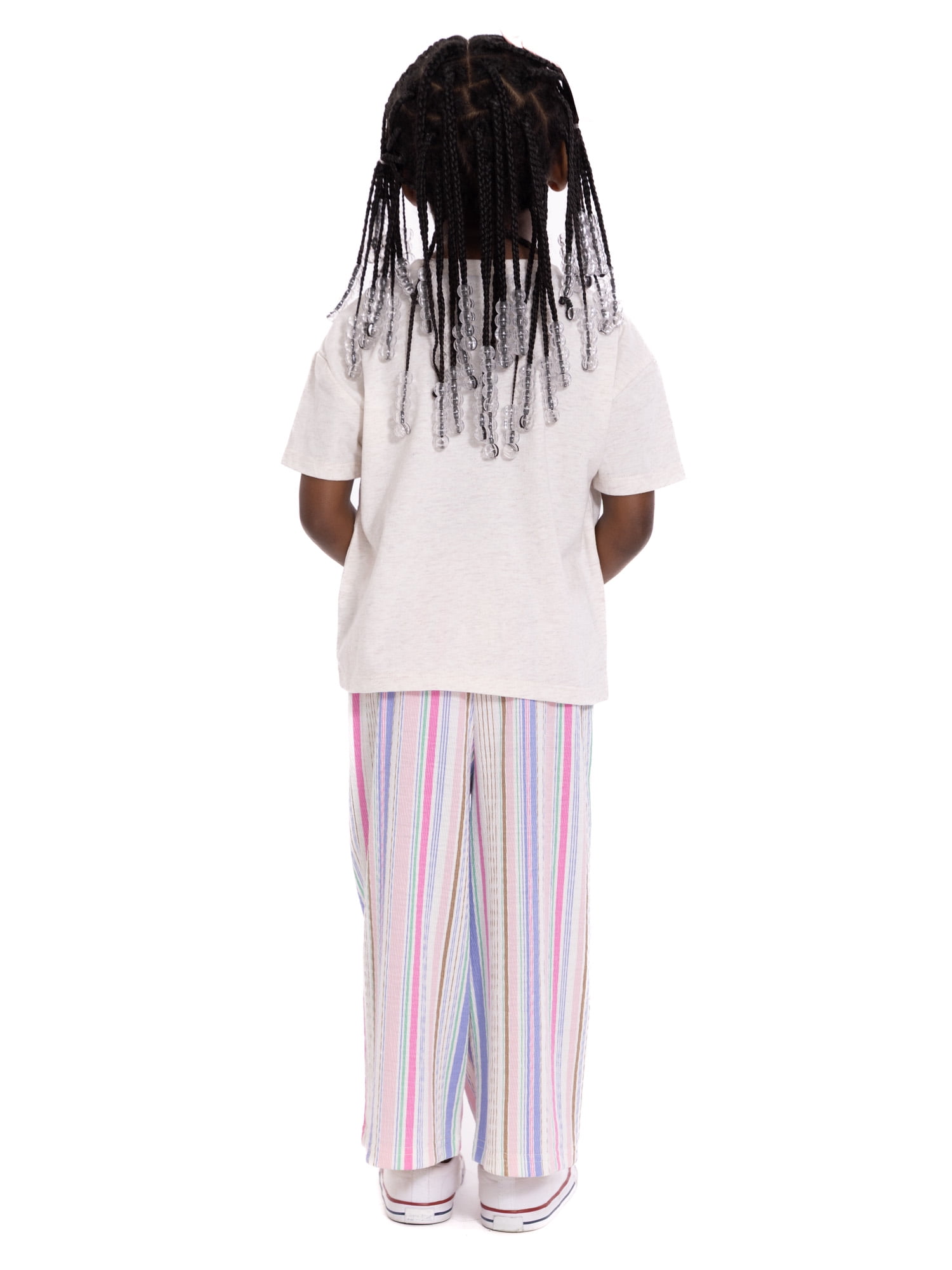 Winnie the Pooh Toddler Girls Graphic T-Shirt and Striped Pants Set, 2-Piece, Sizes 12M-5T