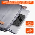 thumbnail image 4 of Unidad externa de CD/DVD Inaepeak 8 en 1 USB 3.0 para portátil, 4 of 6