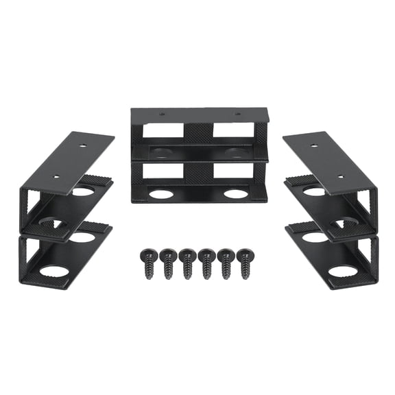 Tizuqe Pack of 3 Practical Under Desk Laptop Mount for Neat and Tidying Work Area