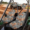 thumbnail image 2 of KUIFORTI Grey Camouflage UTV seat covers Comfortable Elastic FabricsSeat Cover with Headrest Covers Outdoor Seat Cover Set Compatible with Rhino 700 660 450 2004-2021, 2 of 6