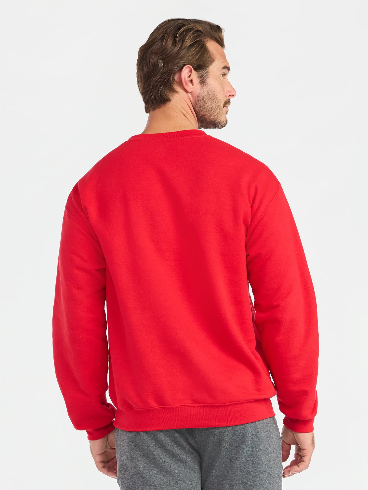 Athletic Works Men's and Big & Tall Men's Fleece Crewneck Sweatshirt, Sizes XS-5XLT