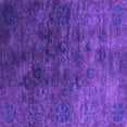 thumbnail image 1 of Ahgly Company Indoor Square Oriental Purple Industrial Area Rugs, 4' Square, 1 of 4