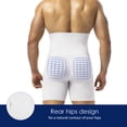 thumbnail image 4 of Lalamelon Mens Shapewear Tummy Control Underwear Compression Shorts Slimming Body Shaper Leg Boxer Briefs, 4 of 4