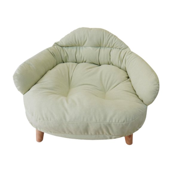 TOOYFUL Lounge Chair Cat Furniture Washable Frame Kennel Pet DIY Assembly Wooden Breathable Sturdy Wood Frame Sofa for Indoor Dog Cat