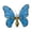 Blue, variant on Glow in The Dark Butterfly Decorations for Wall, Garden, Fence, Outdoor Hanging Metal Butterflies, Night Garden Decor for Patio, Yard, Plant Pot, 1 Pcs, 5.1x4.5"