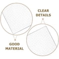 thumbnail image 5 of KAKOWELY 1pc Stainless Steel BBQ Grill Mesh Barbecue Meshes Racks Practical Grid Net,15.75X"X9.84"X0.16", 5 of 5