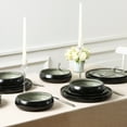 thumbnail image 2 of Stone Lain Lagoon Dinnerware Set Stoneware, Service for 8, 24-Piece, Green, 2 of 6