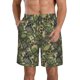 thumbnail image 1 of Balery Green Skulls Traje de Baño Estilo Hawaiano para Hombre, Shorts de Secado Rápido con Bolsillos-3X-Large, 1 of 6
