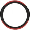 Pilot Automotive SW-68R Racing Style Steering Wheel Cover - Red- Black