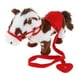 thumbnail image 3 of Caballo de peluche eléctrico, modelo de caballo, regalo de fiesta, figura de regalo , cómodo animal de peluche electrónico interactivo para, 3 of 9
