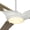 Brown, variant on 56" 3 Blade Indoor Smart Ceiling Fan, Dimmable LED Light Kit & Remote