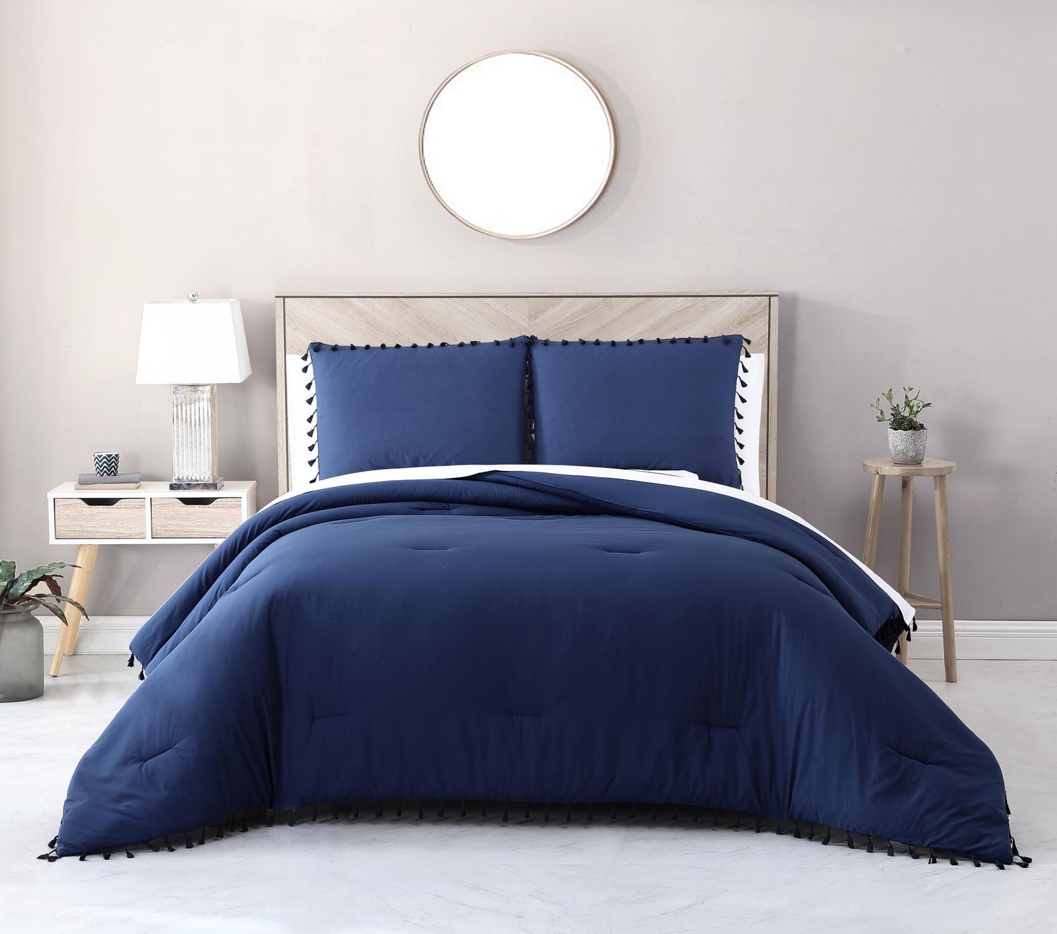 Avery Homegrown 3-Piece Tassel Comforter Set