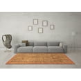 thumbnail image 3 of Ahgly Company Indoor Square Abstract Brown Modern Area Rugs, 8' Square, 3 of 4
