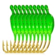thumbnail image 1 of 10pcs Plantillas de pesca en hielo Anzuelos de pesca en hielo de acero con alto contenido de carbono Abanopi Anzuelos Jig, 1 of 7