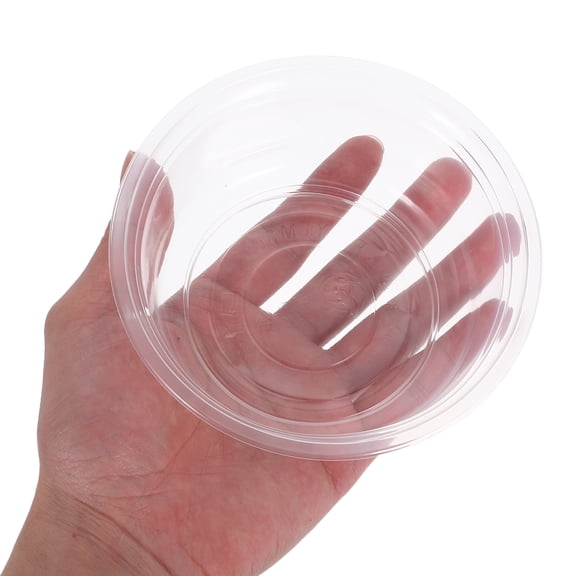 RENACLIPY Clear Plastic , Transparent Disposable Soup Bowls, 100 Count for Events and Gatherings