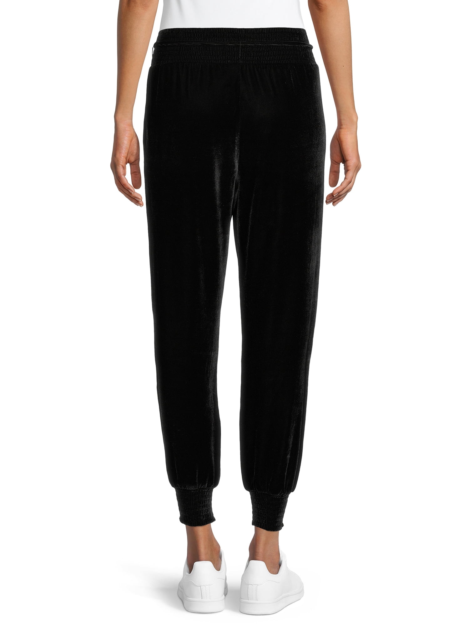 Time and Tru Women's Plush Velour Joggers