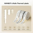 thumbnail image 2 of NIIMBOT 6 Rolls Labels for D11/D110/D101 Label Printer, Thermal Labels 12x40mm/2 Rolls, 12x 109mm/2 Rolls, 14 x 30mm/2 Rolls, for Home Office School, 2 of 7