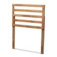 thumbnail image 1 of Pemberly Row Modern Walnut Finished Wood Twin Size Headboard, 1 of 6