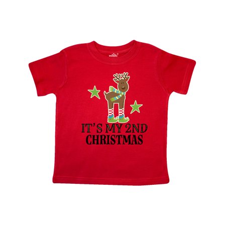 

Inktastic 2nd Christmas Reindeer Gift Toddler Boy or Toddler Girl T-Shirt