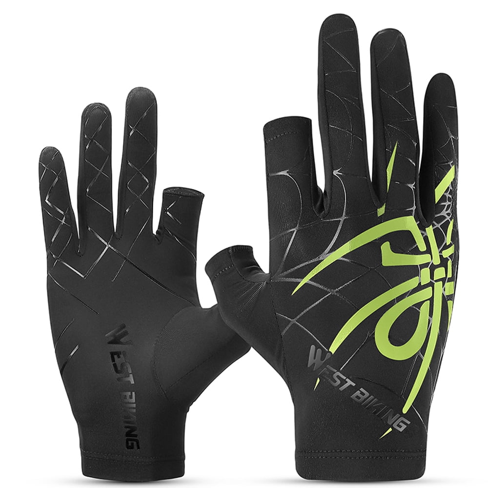 Cooling Cycle Gloves Elasticity Washable Quick Drying Gloves Breathable Sunshine-proof Mitts Road Bike Motorcycle Riding Gloves
