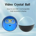 thumbnail image 5 of Minibee 2.7" Personalized Crystal Memory Sphere, Video Photo Playback Memory Orb for Anniversary, Pet Memorial, 5 of 9