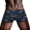thumbnail image 4 of Stamped Star Men's Mesh Boxer Briefs Cooling Breathable Sports Underwear Vertical Fly, 4 of 5