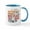 White/Blue Inside, variant on CafePress - Peanuts Happiness Thanksgiving Dinner Mug - 11 oz Ceramic Mug - Novelty Coffee Tea Cup