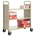 thumbnail image 7 of 3 Flat Shelf Booktruck in White, 7 of 7
