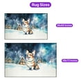 thumbnail image 5 of Hello Winter Corgi Welcome Snowy Night Watercolor Vintage Indoor Rug Welsh Corgi Dog Lover Gifts Idea Carpet Living Bed Room Sofa Home Decor - 01011, 5 of 5