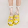 thumbnail image 3 of Aellinatey JK Style Hollow Mesh Socks Breathable Mid Tube Socks Sexy Women Fishnet Socks, 3 of 20