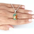 thumbnail image 5 of Natural Spiny Oyster Women Jewelry 925 Sterling Silver Pendant, 5 of 8