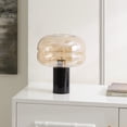 thumbnail image 5 of SAFAVIEH Runa 24 in. Glam Amber Marble Table Lamp with Amber Shade, 5 of 6