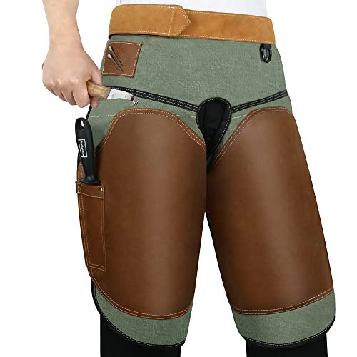 Delantal profesional de piel Farrier Chaps Antidious