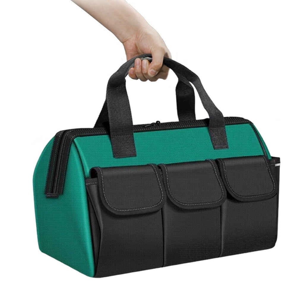 16/18inch Tool Bag Heavy Duty Tool Storage Bag Large Capacity Tool Storage Bag for Electricians Power Tool Organizers