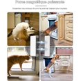 thumbnail image 4 of Potente imán adhesivo para puerta de armario, juego de 2 cierres magnéticos para puerta, sin tornillos, sin taladrar, para muebles de armario de cocina, imán de 12 kg, cierre autoadhesivo pa, 4 of 4