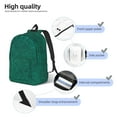 thumbnail image 3 of Easygdp Teal Marble Mochila de Lona Resistente para Laptop, Compatible con Laptops de 15 a 17 pulgadas, Ideal para Escuela, Trabajo y Viajes-Medium, 3 of 5