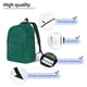 thumbnail image 3 of Balery Teal Marble Mochila Clásica Impresa Básica para Viaje, Mochila Escolar Resistente al Agua, Mochila de Lona con Correas Ajustables-Medium, 3 of 5