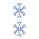 thumbnail image 2 of sweethay Forro de repuesto para casco de montar en bicicleta, forro de TPE de absorción de impactos, almohadillas transpirables a prueba de sudor, Azul 2piezas sweethay CBP159487, 2 of 5