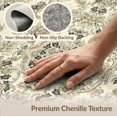 thumbnail image 6 of ODIKA Beige Transitional Dining Interlocking Neutral Cream Textured for Room, Under Table, Home Office, Non-Slip Chair-Friendly, 6 of 7