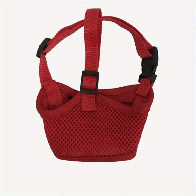 Large Size Dog Muzzle - Soft Cage Design to Prevent Biting & Chewing While Allowing Drinking & Panting