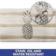thumbnail image 2 of SoHome Cozy Living Pineapple Anti-Fatigue Kitchen Mat, Beige/Black, 20"x36", 2 of 6