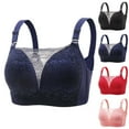 thumbnail image 3 of XFLWAM Women's Push Up Wireless Bra Comfort Supportive Sheer Sexy Lace Bralette Full Coverage Comfort Bralette Everyday Underwear, 3 of 3